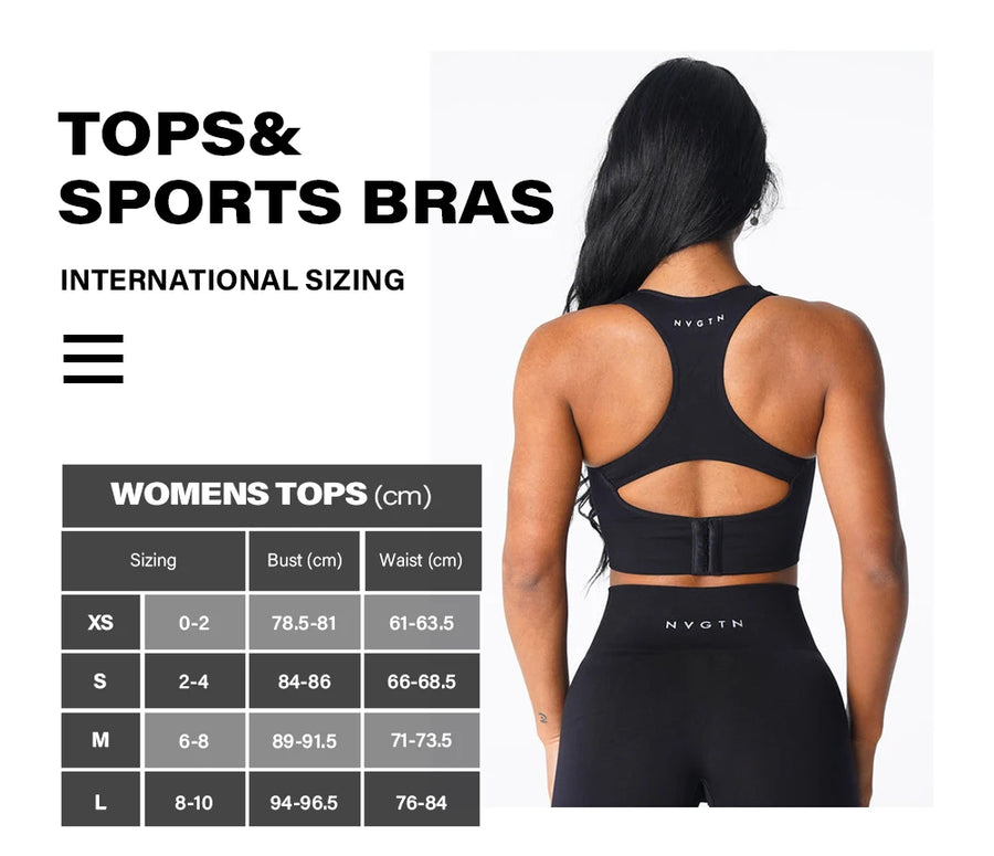 Nvgtn Ignite Seamless Bra Spandex Top Woman Fitness