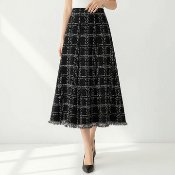 Korean-Style Autumn/Winter Knitted Skirt