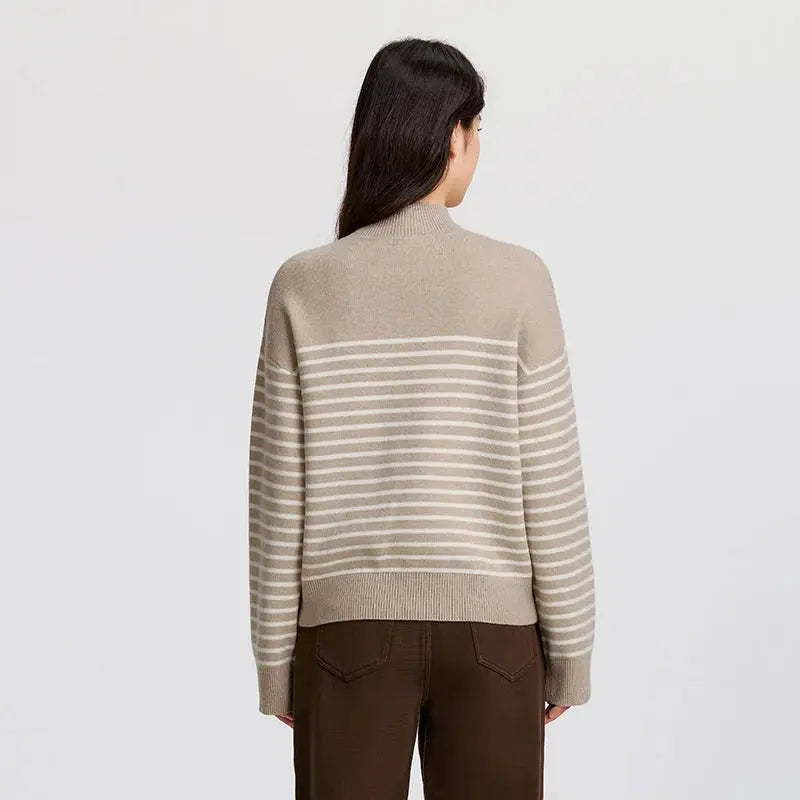 Women's Loose Half Turtleneck Sweater LORAN STORE