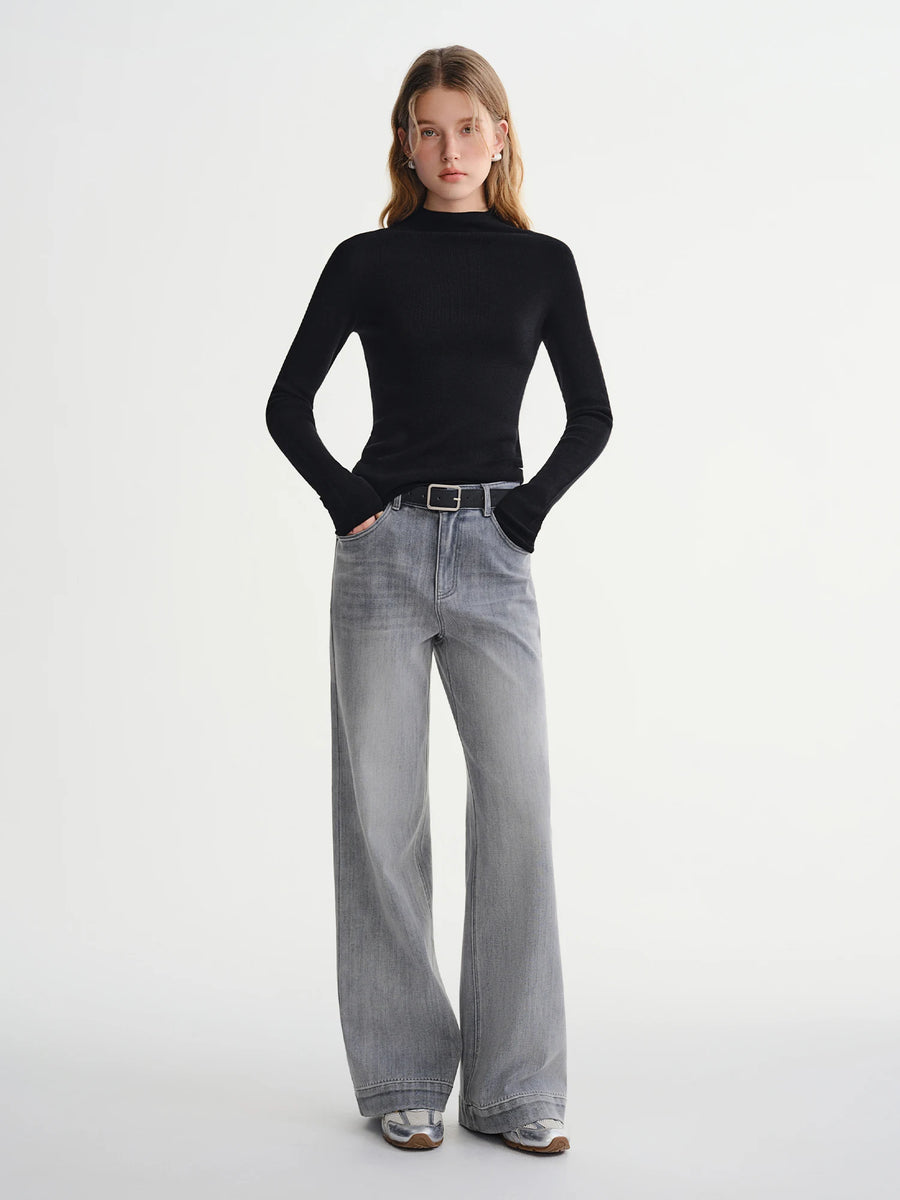 Perfect Stretch High-Waist Straight Leg Jeans for Plus Sizes