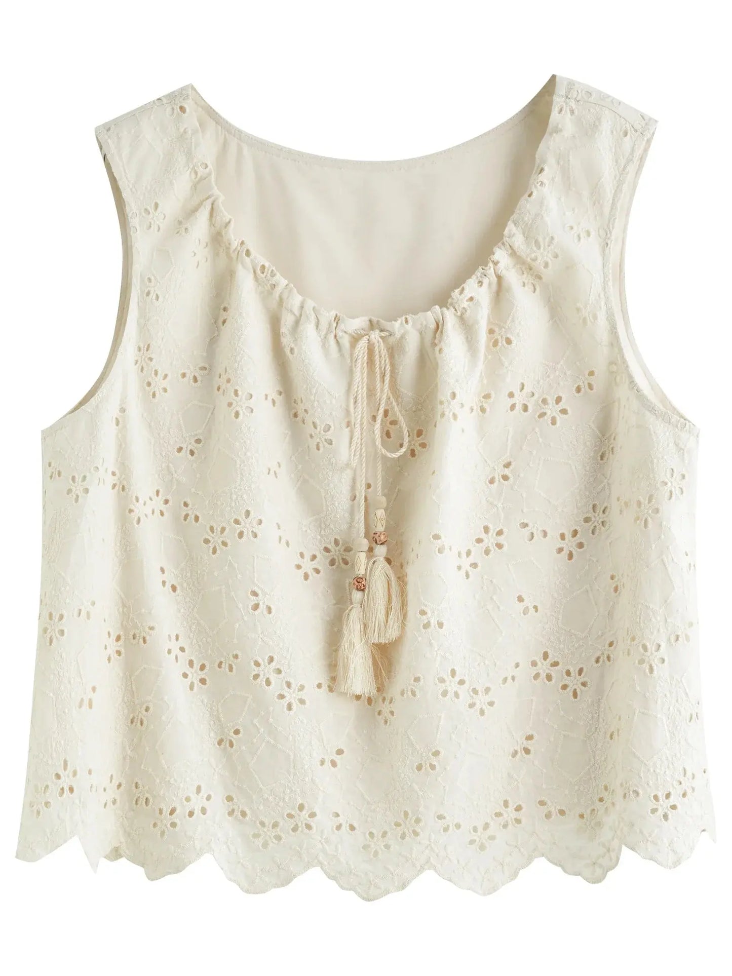 Textured Midi Skirt & Tank in Ivory LORAN STORE