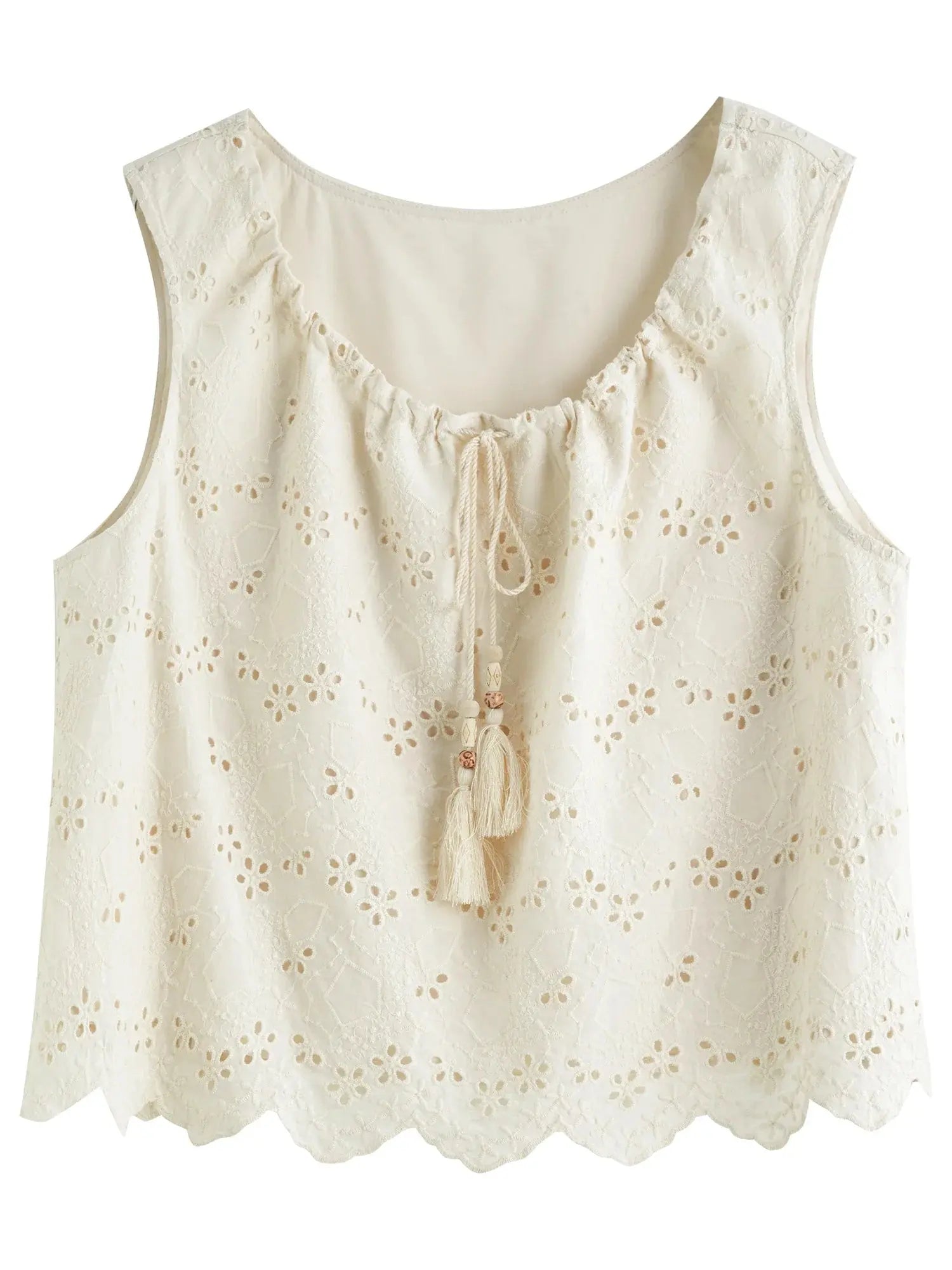 Textured Midi Skirt & Tank in Ivory LORAN STORE