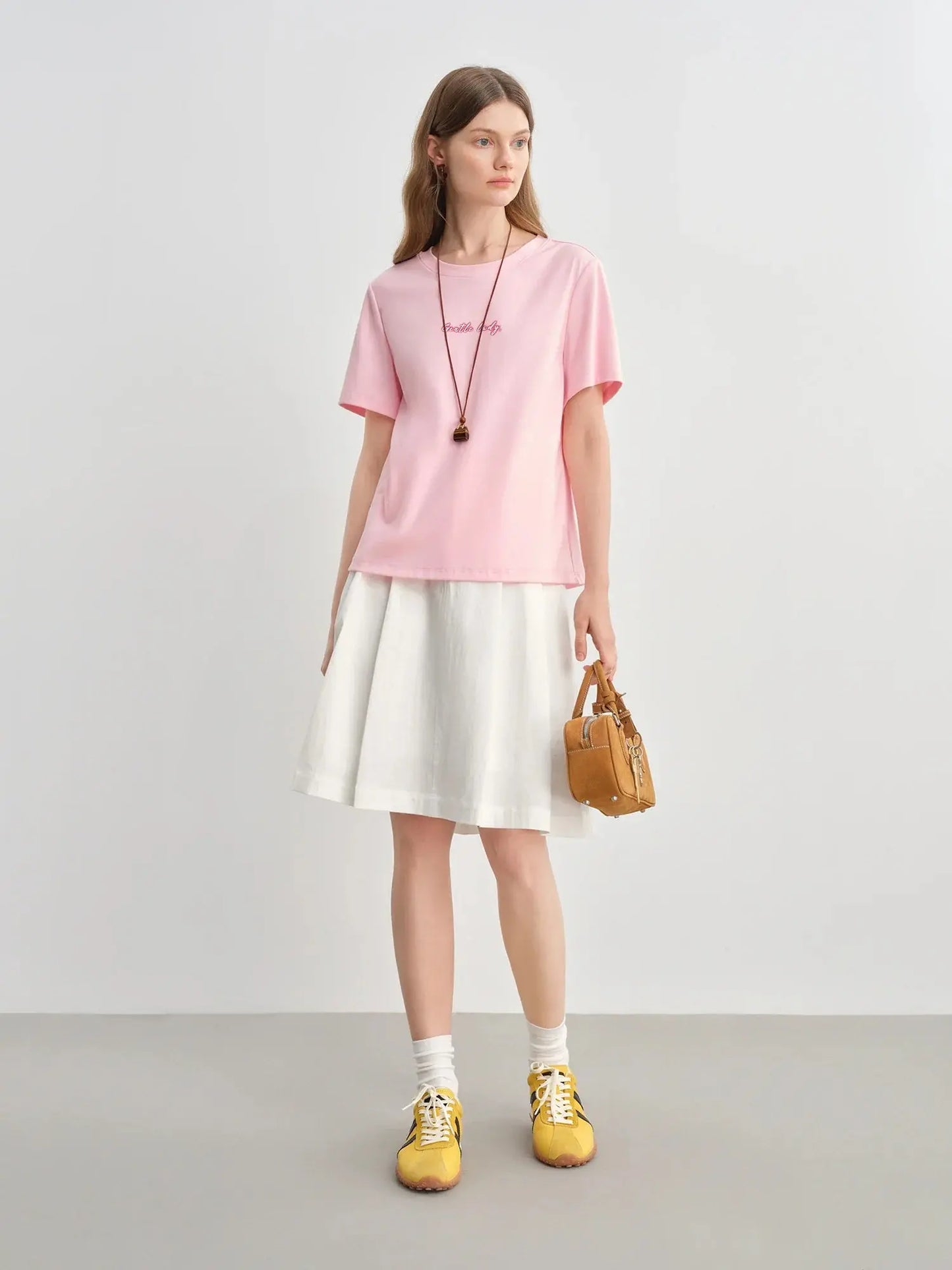 Plus-Size Contrast Letter Tee LORAN STORE