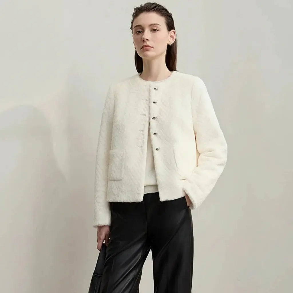 Women's Versatile Warm Knit Winter Coat - Loran