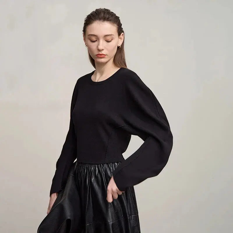 Minimalist O-Neck Pullover Sweater - Loran