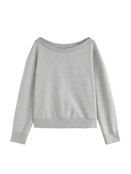 Plus Size Off-Shoulder Sweater & Skirt Set Elegant 2-Piece Loran