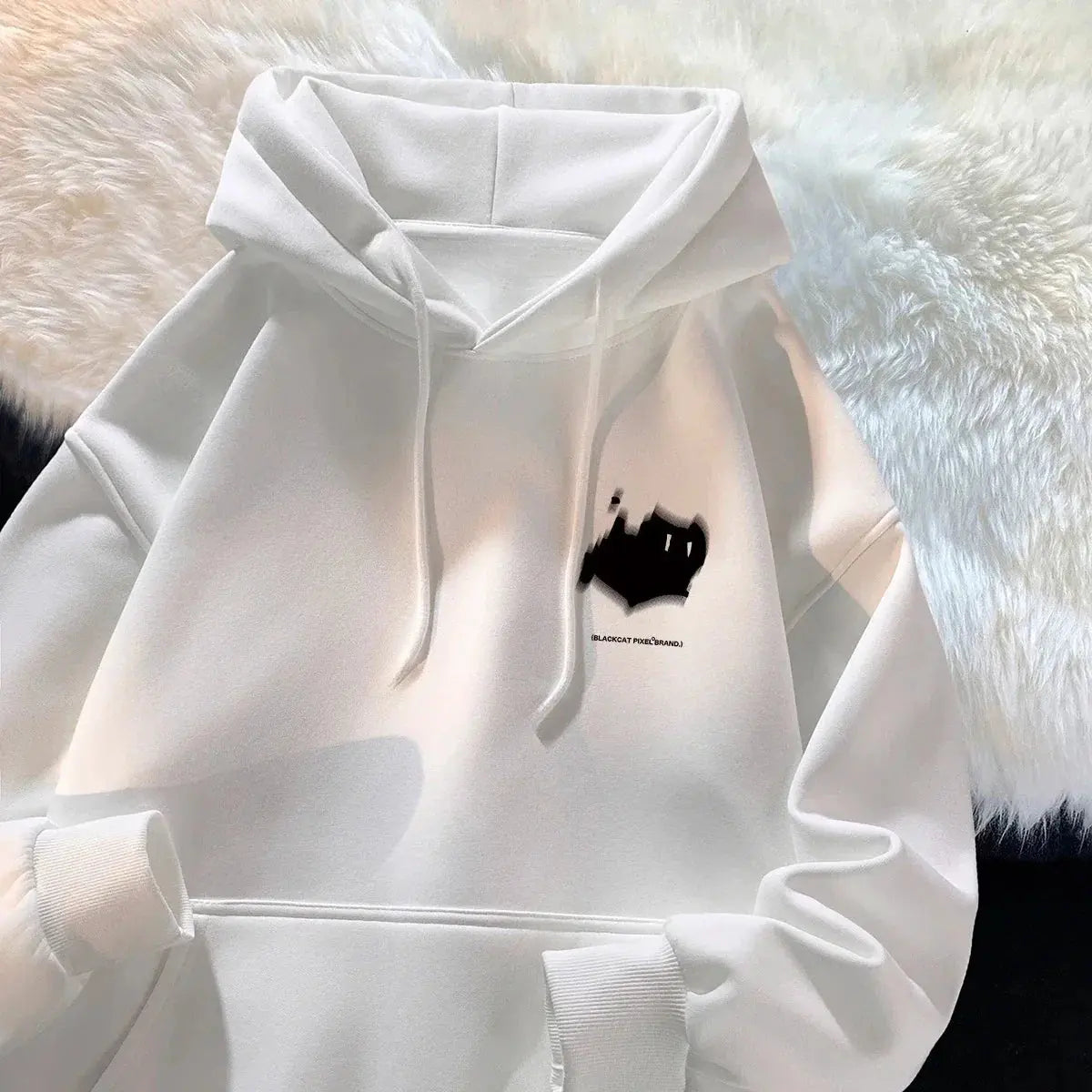 High-Street Style Printed Autumn Hoodie - Loran