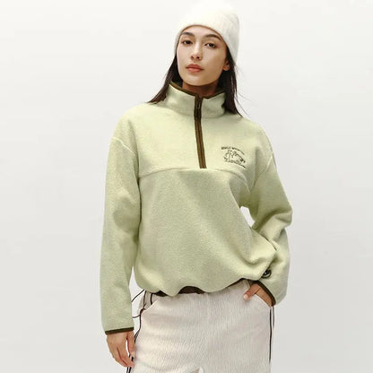 Women's Embroidered Fleece Sweatshirt LORAN STORE
