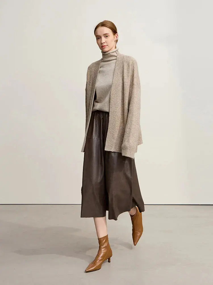Cozy V-Neck Knit Cardigan for Women - Loran
