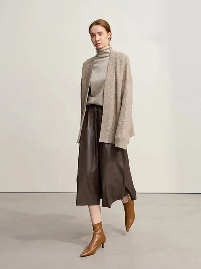 Cozy V-Neck Knit Cardigan for Women - Loran