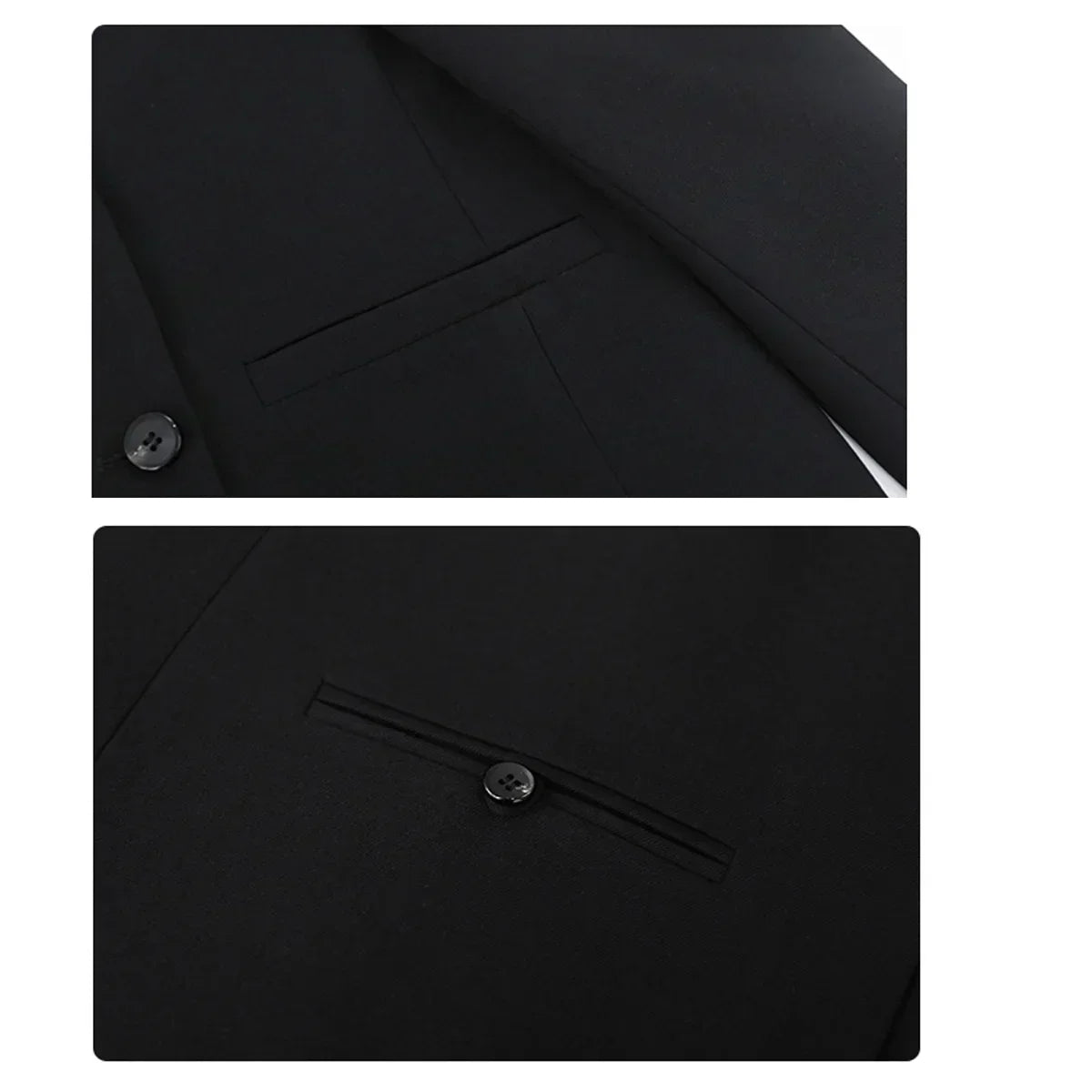 Double-Breasted Office Blazer Stylish Mid-Length Coat Loran