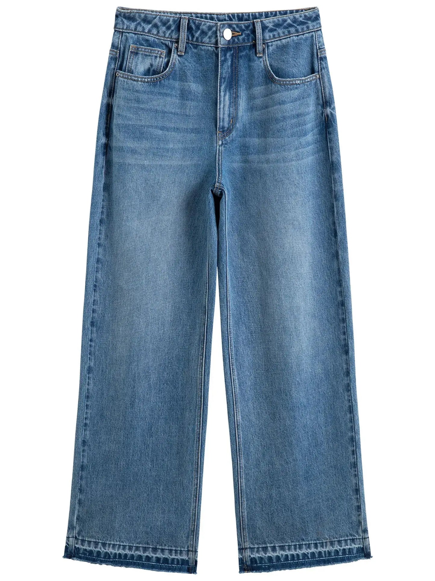 Classic High-Waist Straight Jeans LORAN STORE