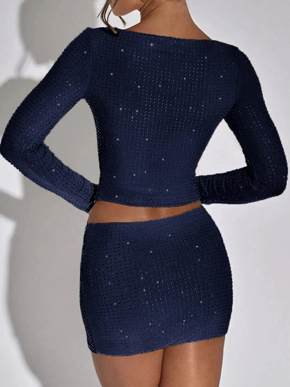 Sparkling Crystal Two-Piece Mini Set - Loran