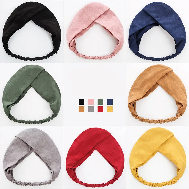 Boho Cross Headbands & Twist Knot for Women