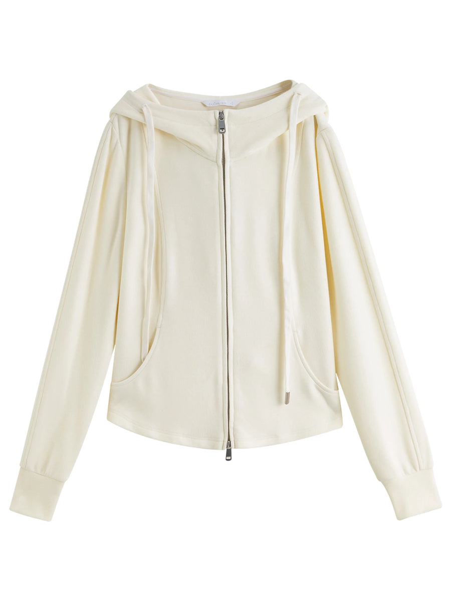 Waist-Defined Sweatshirt and Jogger Set