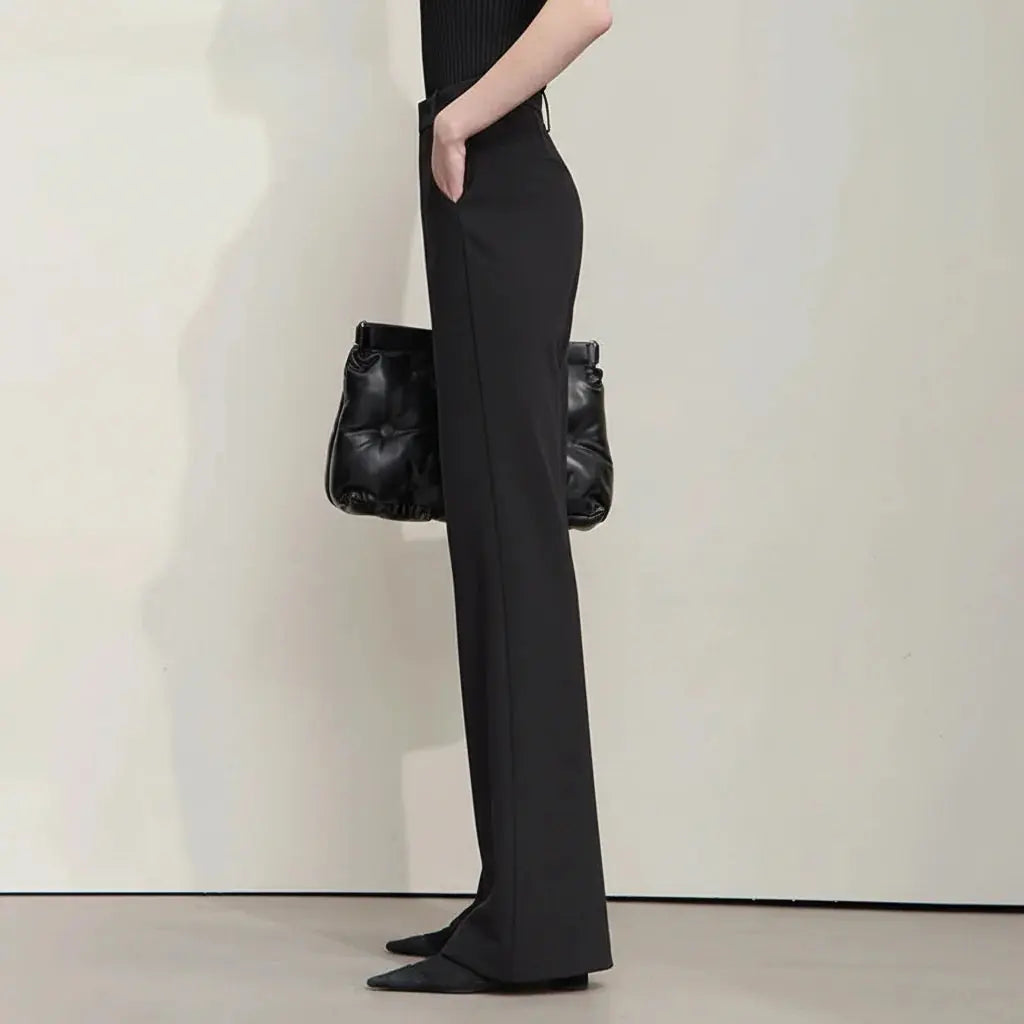 High-Waist Full-Length Pants for Women - Loran