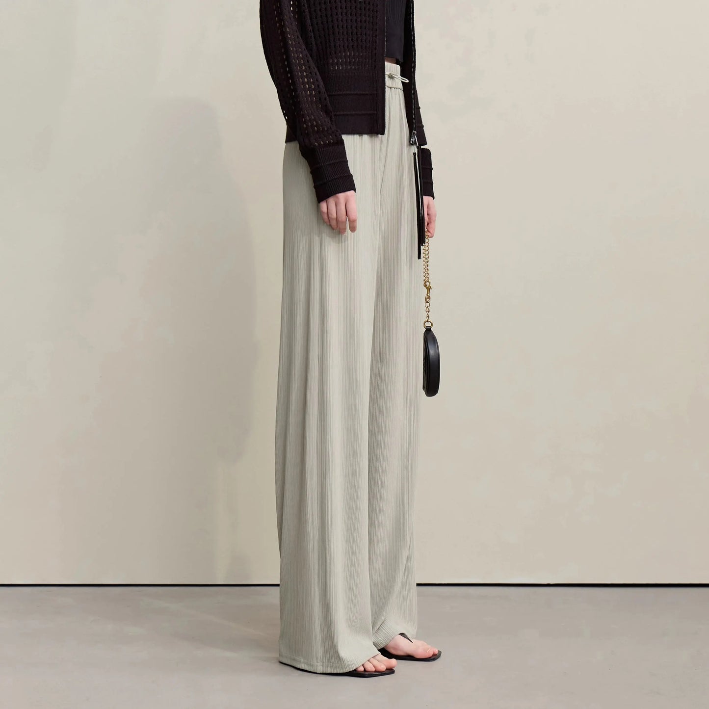 Versatile Knitted Wide-Leg Pants Loran
