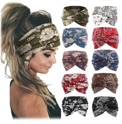 Women's Non-Slip Sports Headbands Soft & Elastic