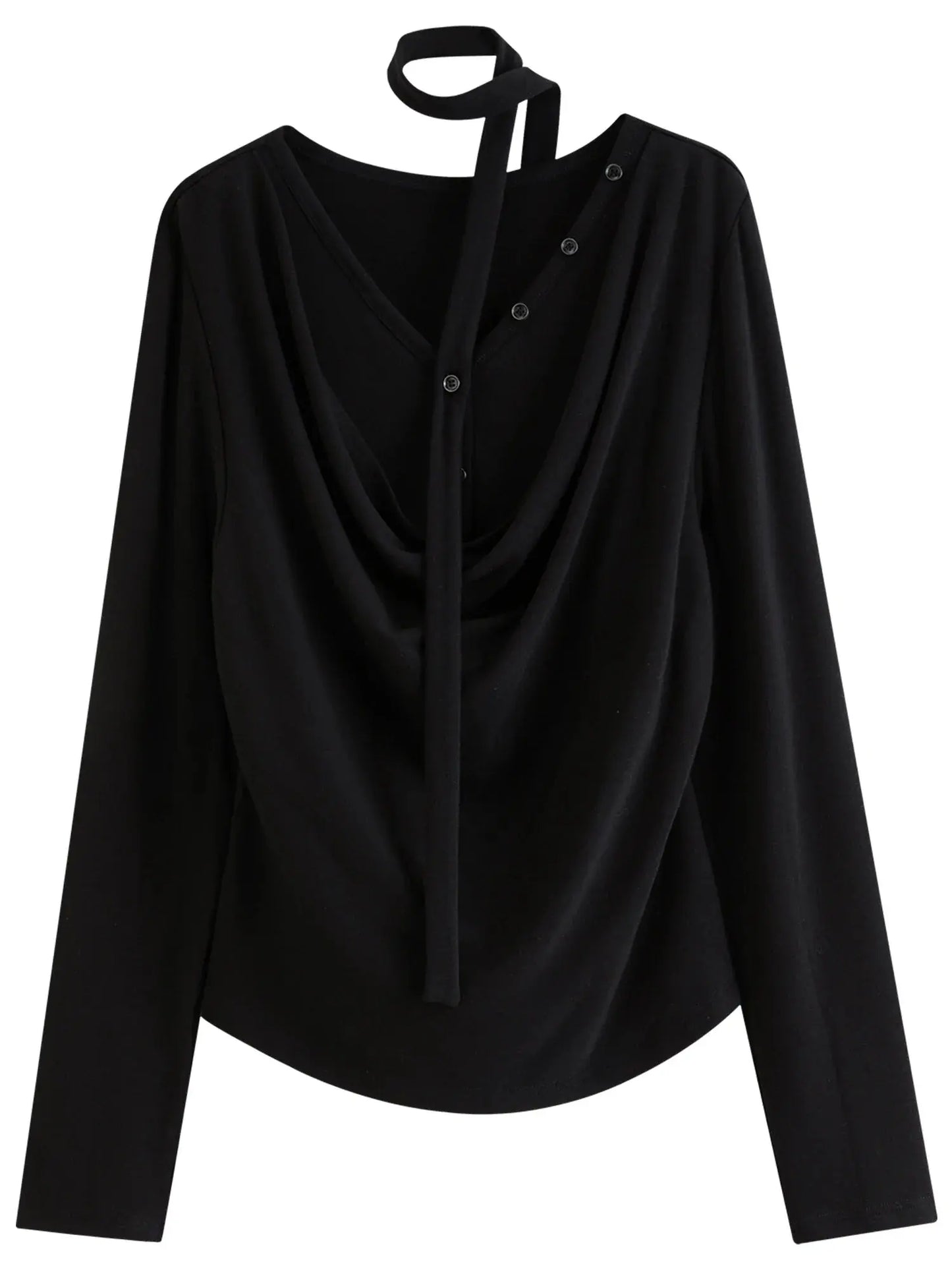 Flattering Mock Two-Piece Layered T-Shirt - Plus Size LORAN STORE