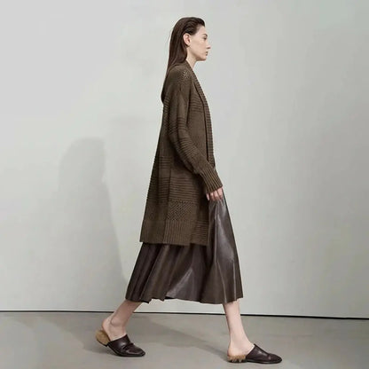 Minimalist Loose Knit Cardigan - Loran