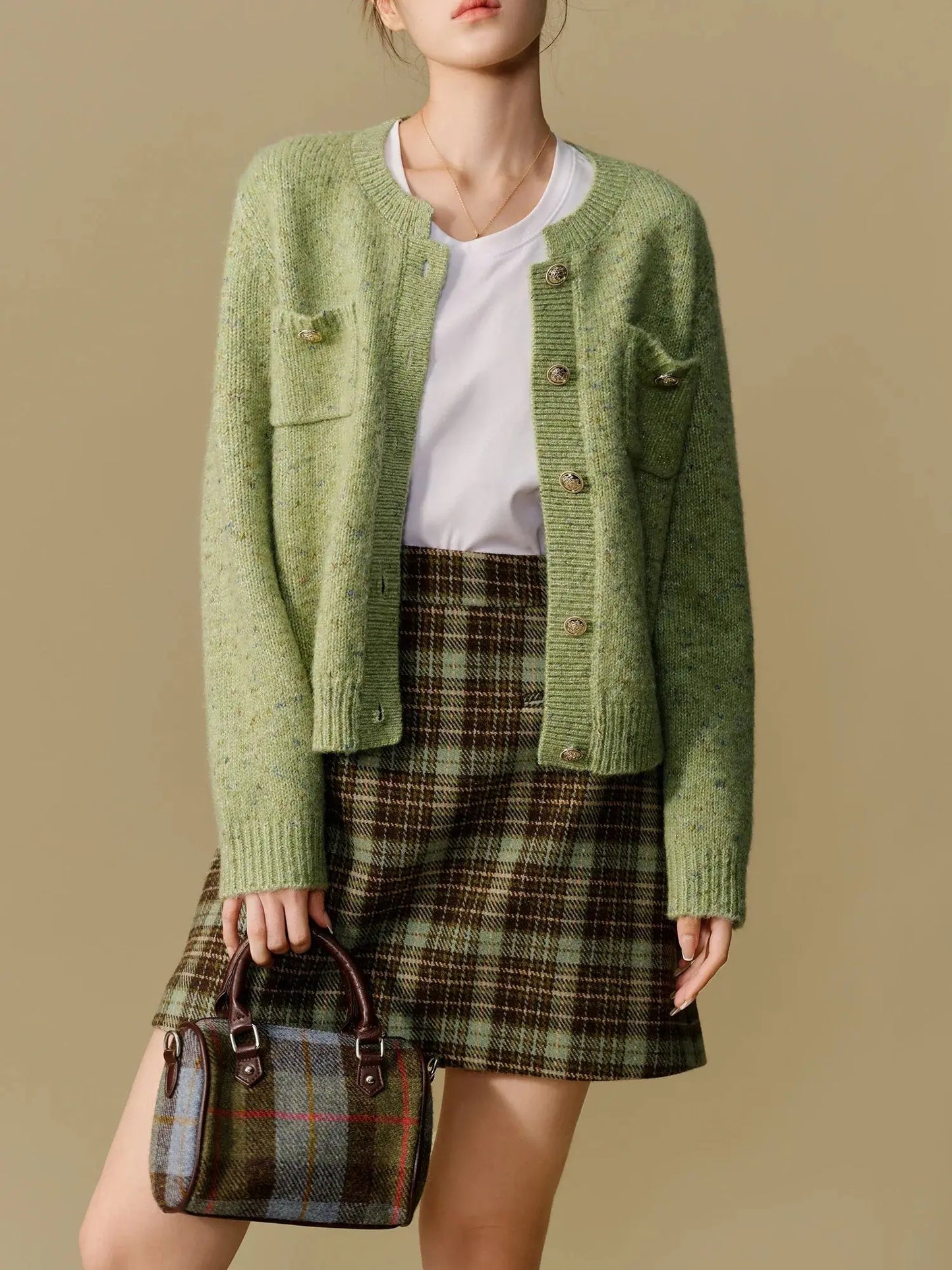 Chic Winter Knitted Cardigan Sweater Jacket for Women - Loran