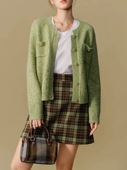 Chic Winter Knitted Cardigan Sweater Jacket for Women - Loran