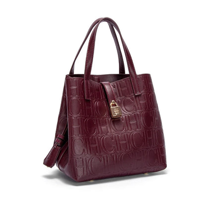Classic Solid Color Large Tote Bag Women's Handbag