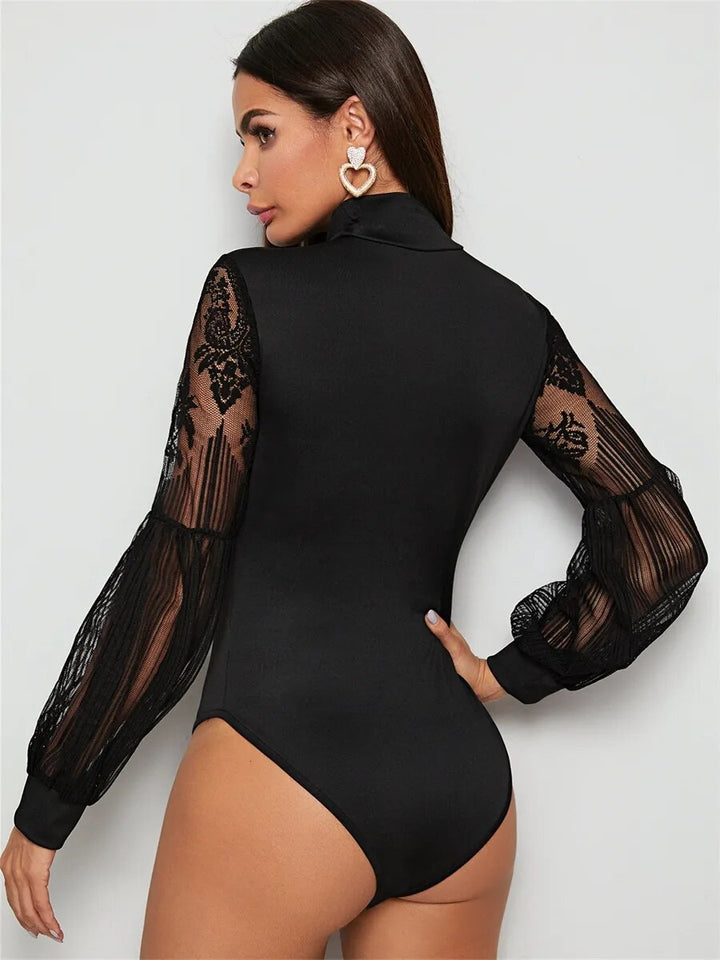 Bodysuit Women Slim Long Sleeve - 3IN SMART Shop  #