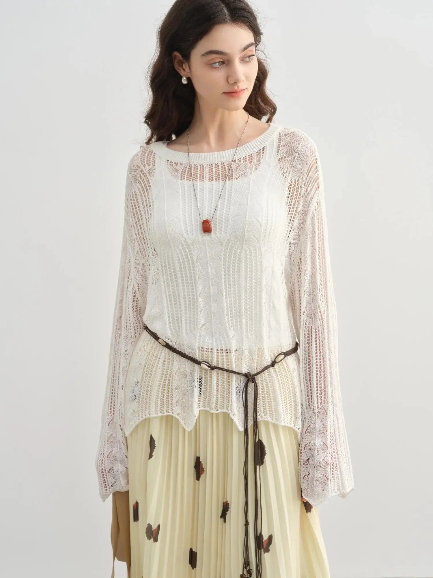 Vintage Inspired Women's Knit Top LORAN STORE