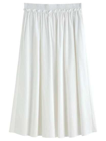 Sophisticated Ruffled Summer Two-Piece Set LORAN STORE