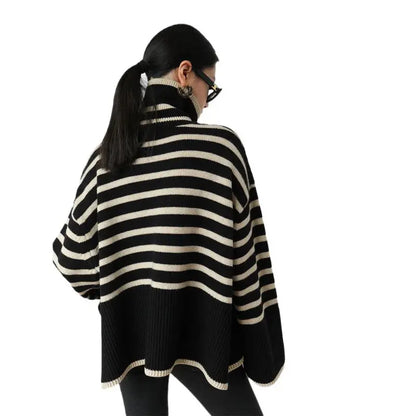The New Striped Turtleneck Sweater for Fall & Winter - Loran