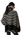 The New Striped Turtleneck Sweater for Fall & Winter