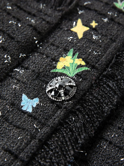 Ins-Style Hand-Painted Short Jacket LORAN STORE