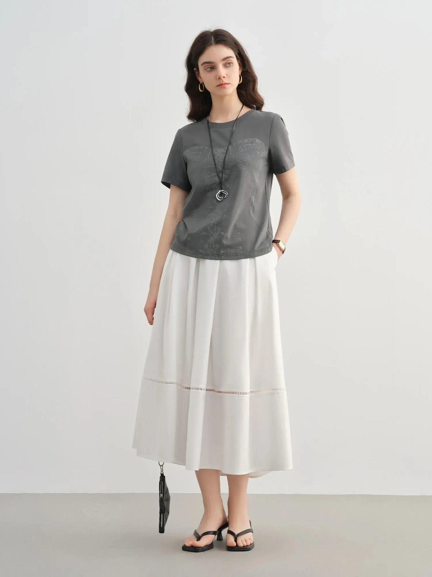 Plus-Size Women's Slogan T-Shirt | Slimming Summer Knit Top - Loran