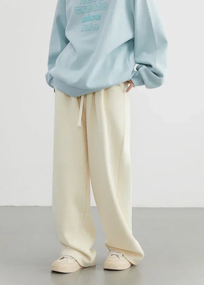 Thick Plush Joggers Autumn & Winter Drawstring Pants Loran