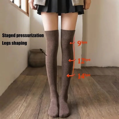 Thick Over-Knee Winter Socks for Women Extra Warm