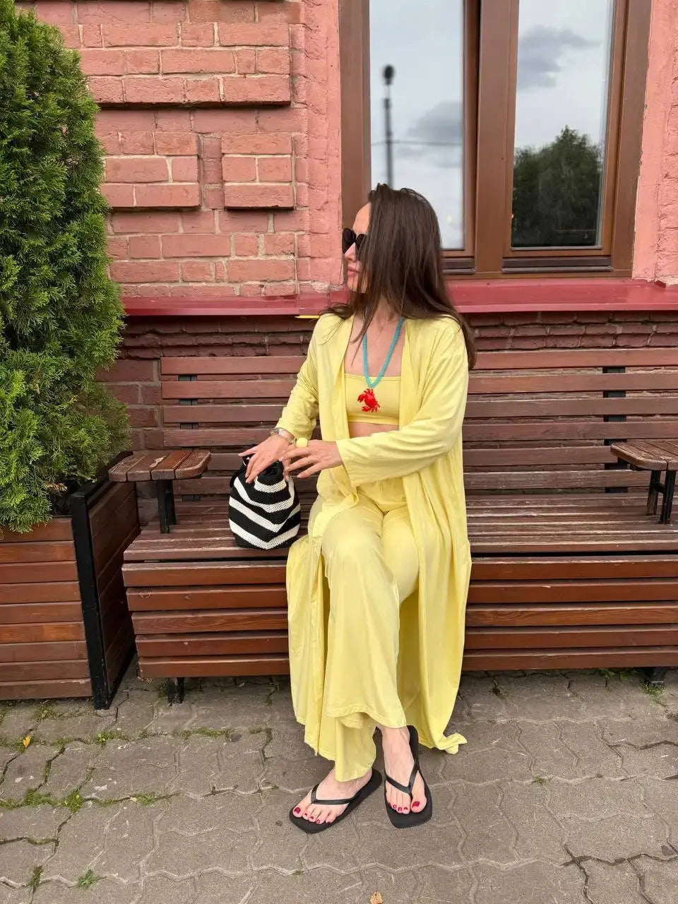 3-Piece Casual Knit Lounge Set - Loran