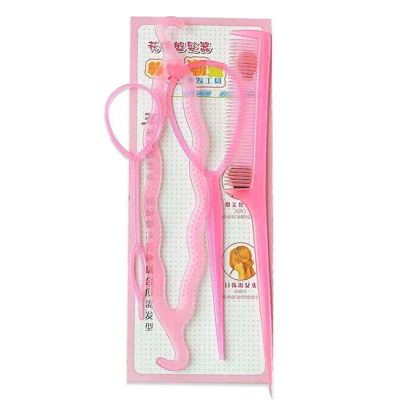 Magic Hair Styling Tools & Braiding Accessories Set