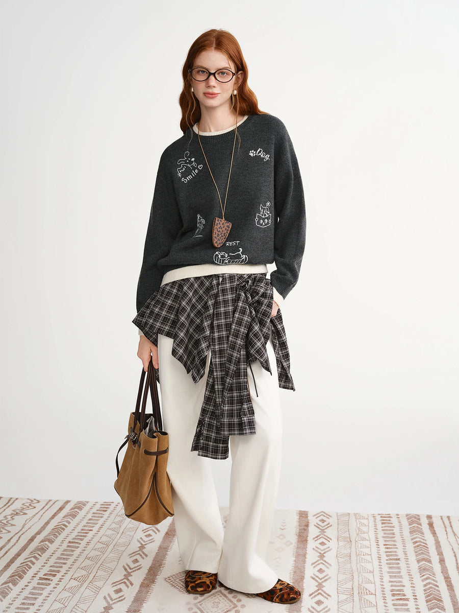 Soft, Loose Fit Winter Pullover