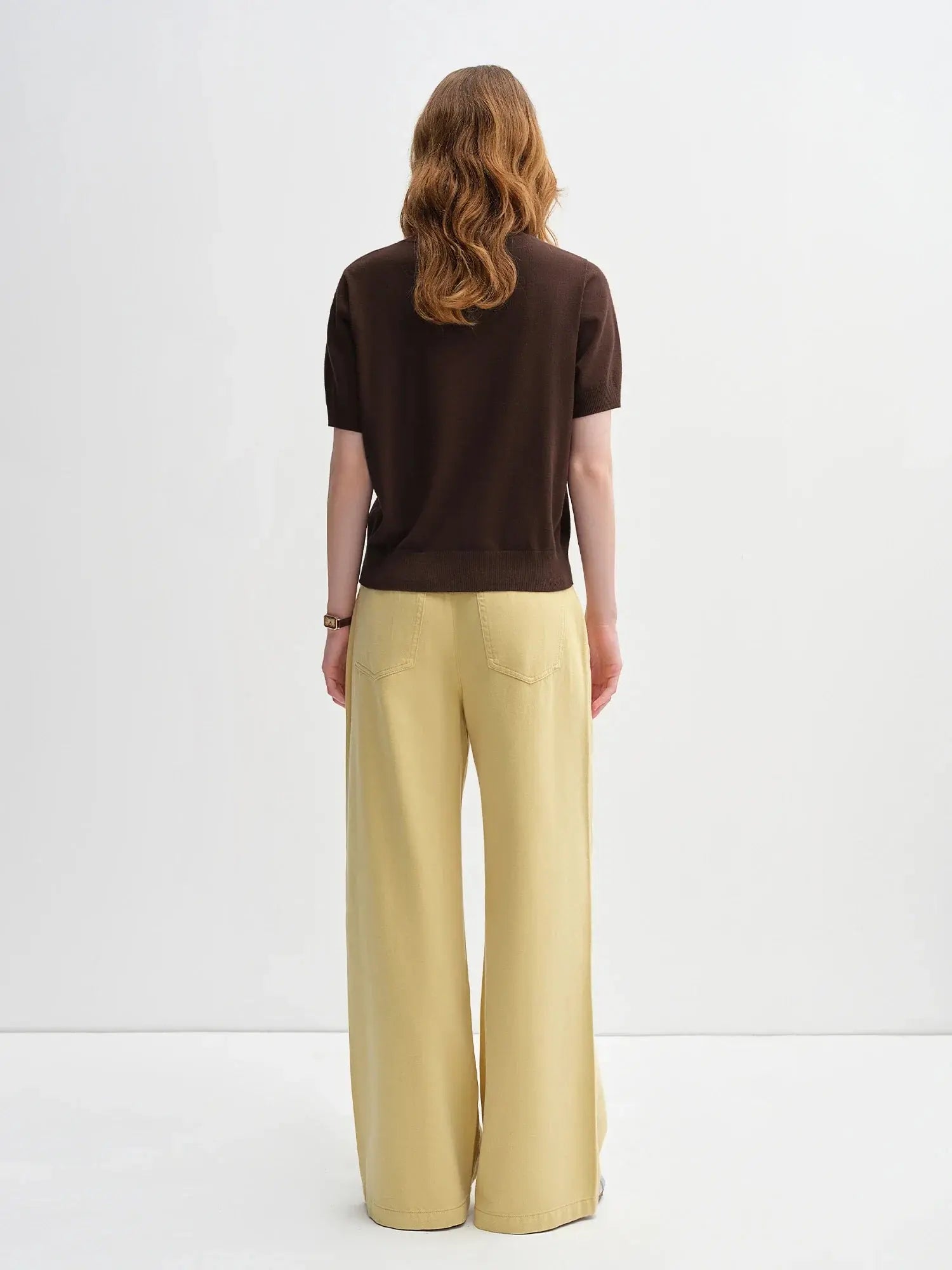 Autumn Bloom Knit Tee Soft Short-Sleeve Top LORAN STORE