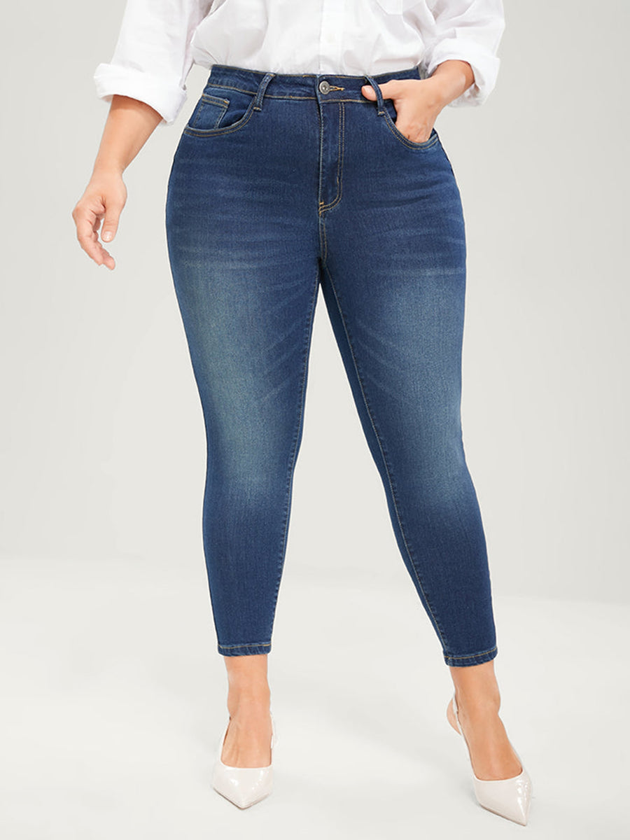 Plus Size Pencil Jeans - 3IN SMART Shop  #