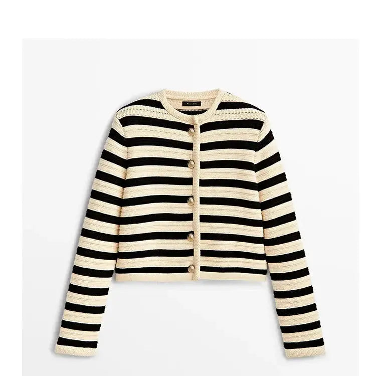 Short Button-Down Autumn Sweater LORAN STORE