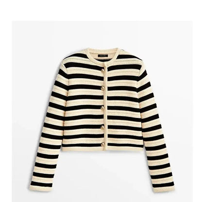 Short Button-Down Autumn Sweater LORAN STORE