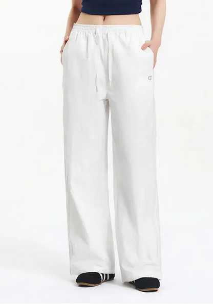 Summer Wide Leg Sporty Pants for Women - Loran