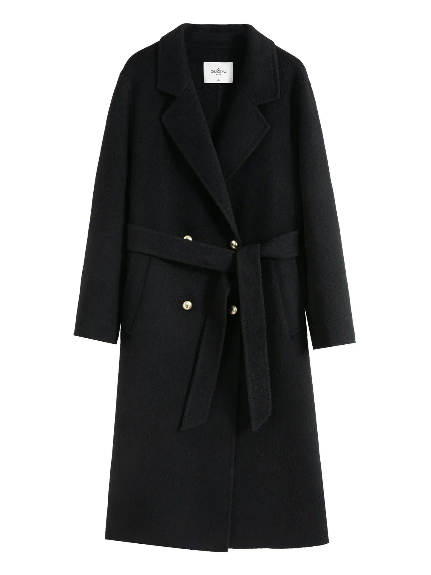 Luxury Casual Textured Woolen Coat with Fur Detail - Loran