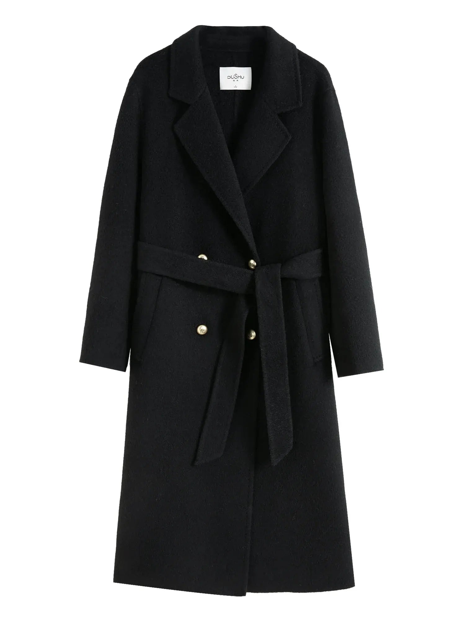 Luxury Casual Textured Woolen Coat with Fur Detail - Loran