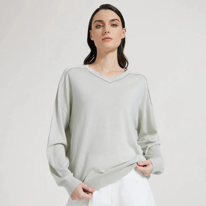 Women’s Premium Silk-Blend Pullover LORAN STORE