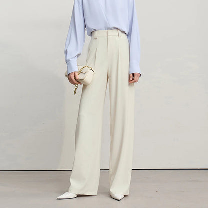 Casual Wide-Leg Pants Breathable Spring Workwear
