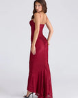 Elegant Sleeveless Fishtail Evening Dress