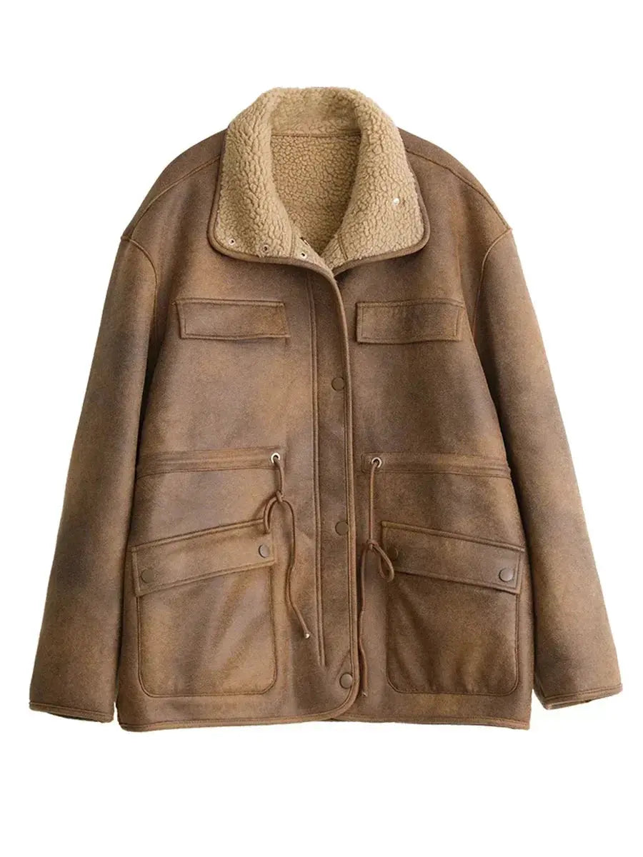 Thick, Warm, Reversible Solid Jacket - Loran
